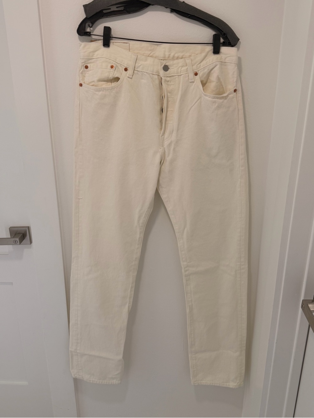 Levi's x Denim Tears 501 Original Fit Men's Size 34x34 White Jeans *Brand New*